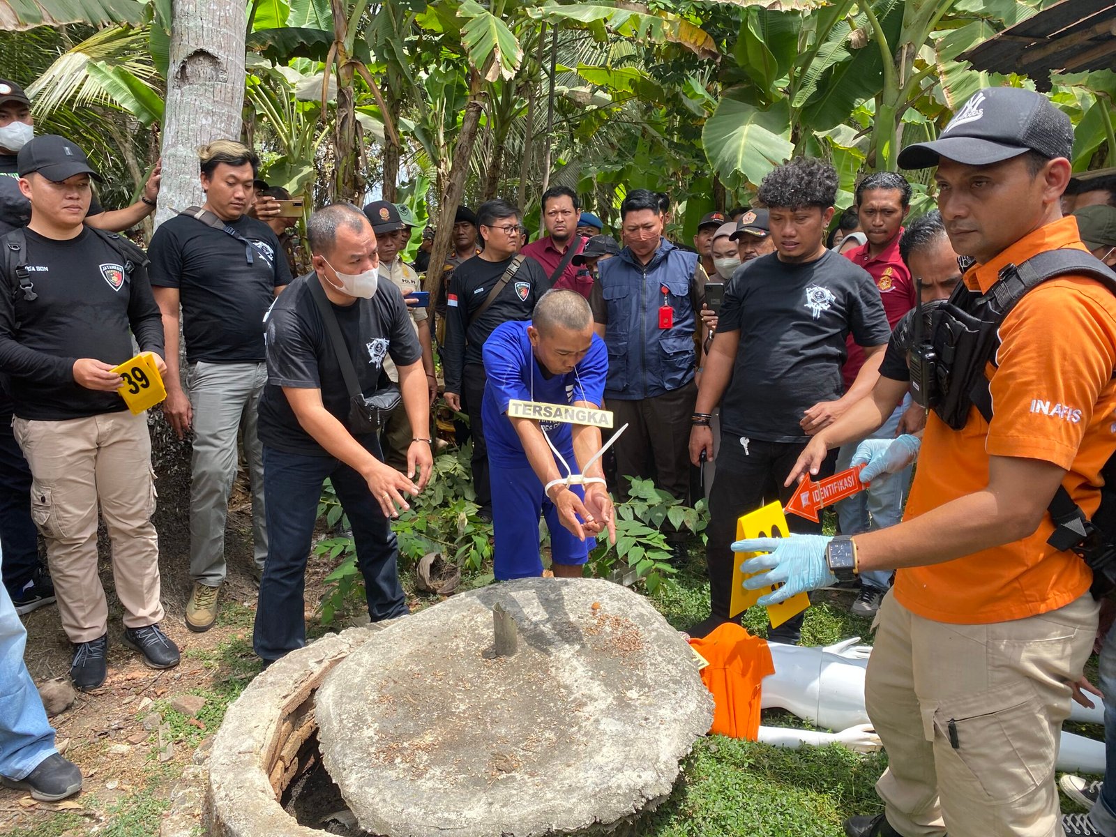 Polresta Cilacap Menggelar Rekonstruksi Tindak Pidana Pembunuhan