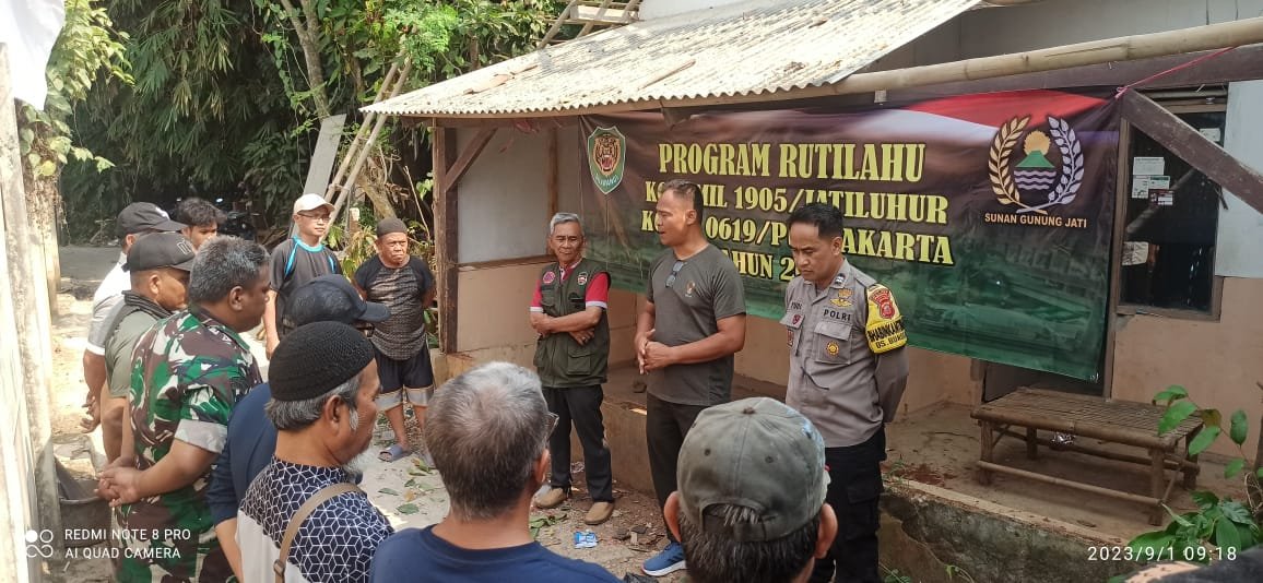 Koramil 1905/Jatiluhur Laksanakan Pembangunan Rutilahu Milik Masyarakat di Jatiluhur