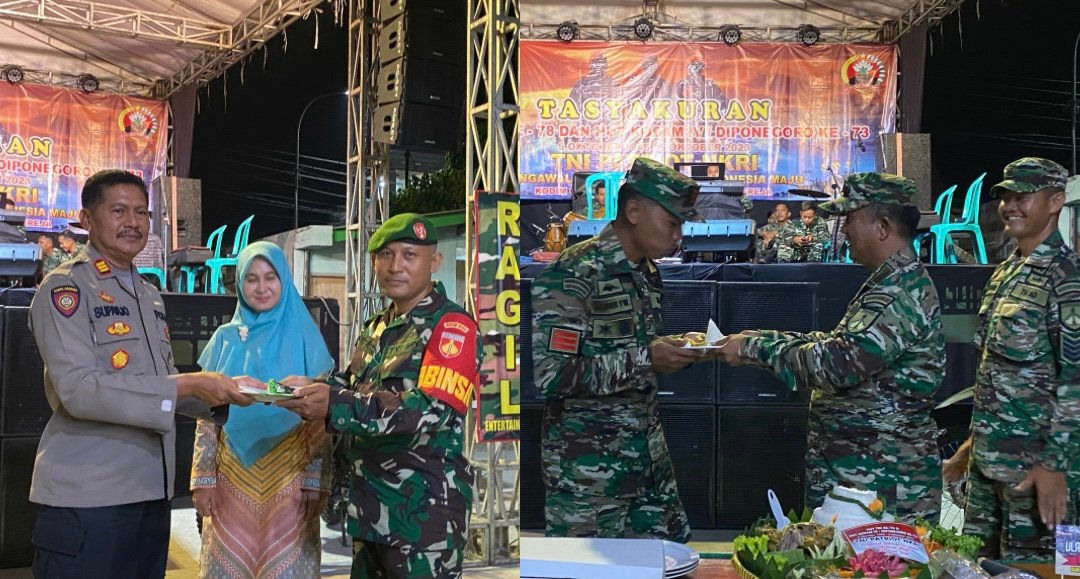 Memperingati HUT TNI ke-78 dan HUT Kodam lV/Diponegoro Koramil 12/Kedungreja Gelar Tasyakuran dan Santunan