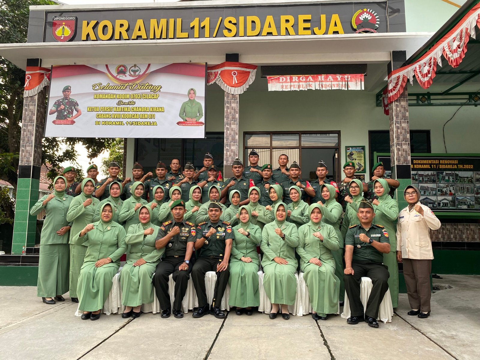 Kunker Dandim 0703/Cilacap ke Makoramil 11/Sidareja